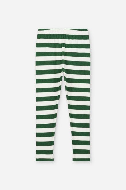 Legging Nour Ribbed Green Stripes