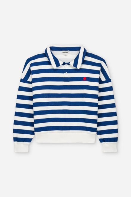 Sweat Polo Blue Stripes