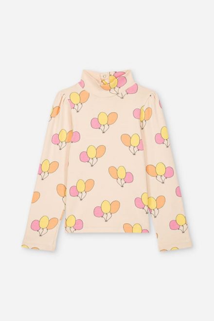Top Mimi Ribbed Allover Balloons