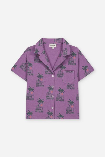 Chemise marc green palms