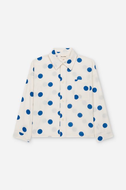 Chemise aurel blue dots