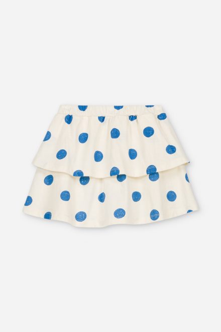 Jupe lila blue dots