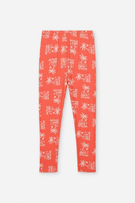 Legging nour white palms