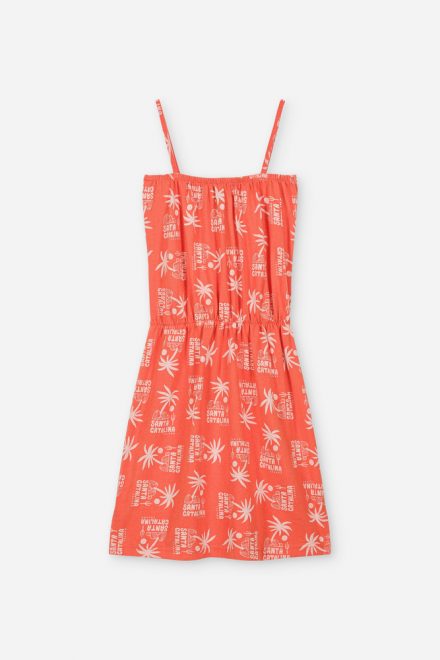 Robe mina white palms