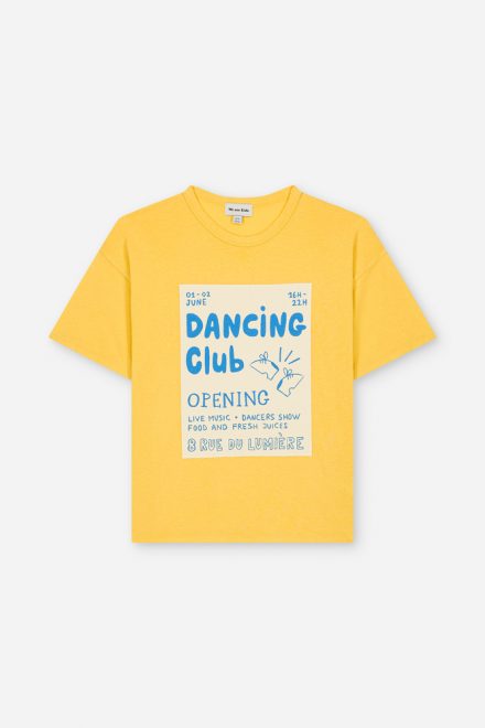 Tee dylan shiny yellow dancing