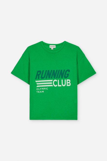 Tee dylan vibrant green running