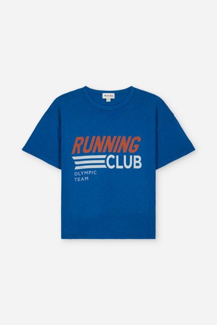 Tee dylan bright blue running
